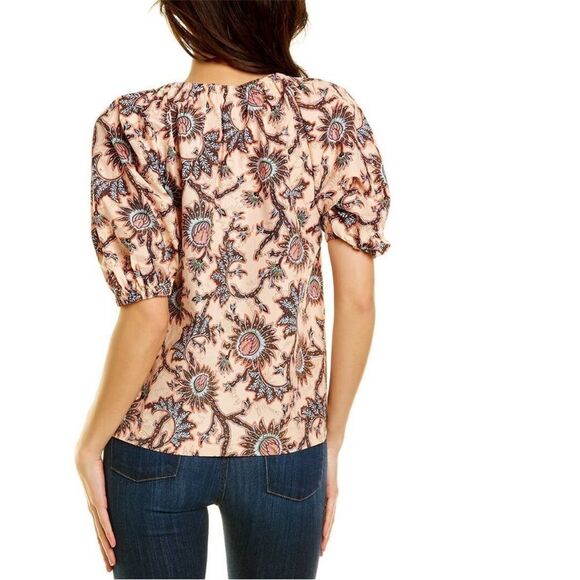 A.L.C. Elly Bohemian Print Top - Picture 2 of 13